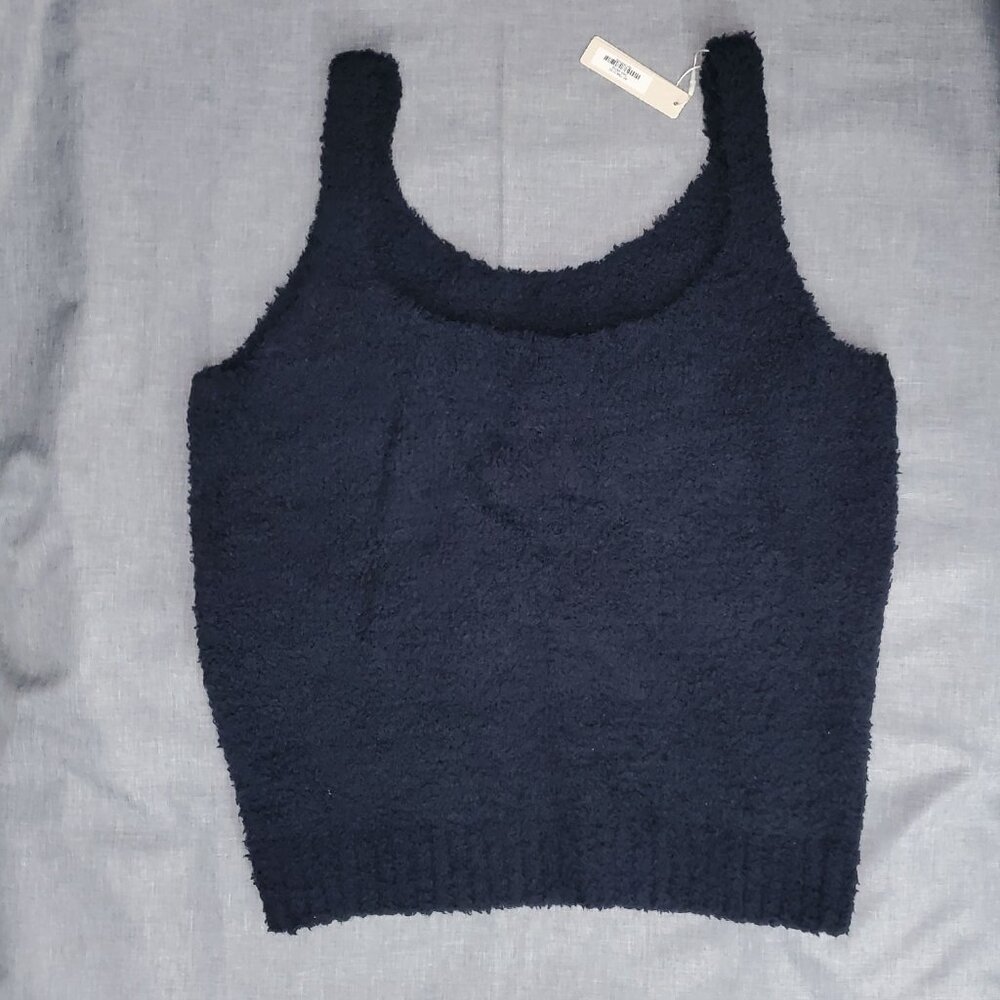 NWT SKIMS 4X/5X Cozy Knit Tank ONYX